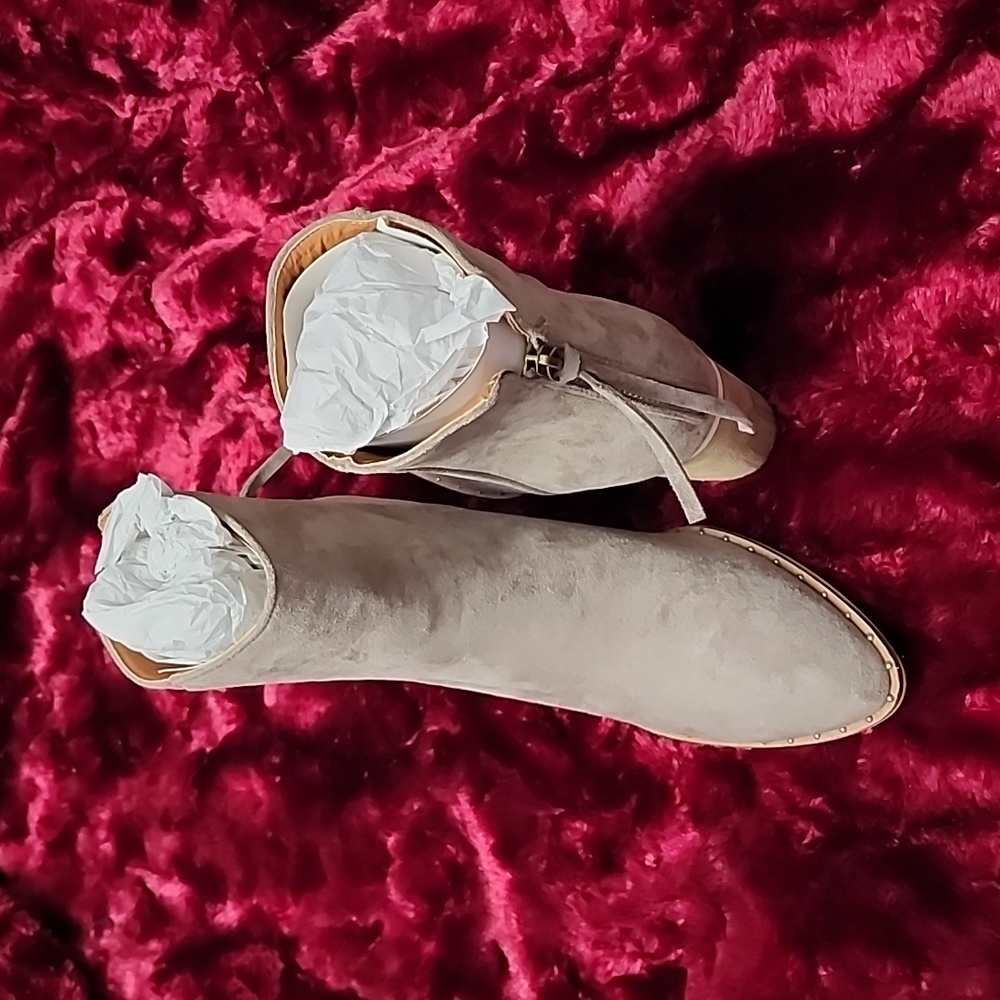 Suede Ankle Booties